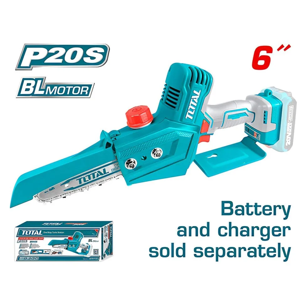 TOTAL LITHIUM-ION MINI CHAIN SAW 20V