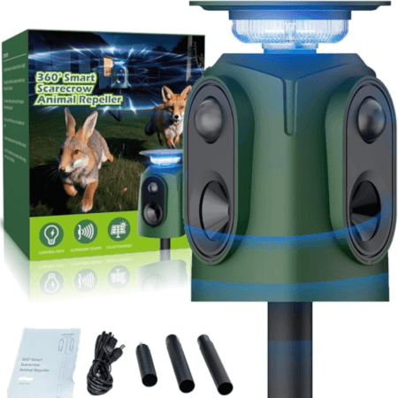 360° SMART SCARECROW ANIMAL REPELLER